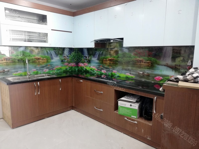 Mẫu Kính Màu Trang Trí 3D Đẹp