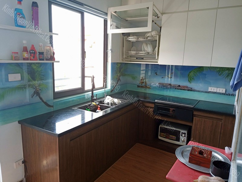 Mẫu Kính Ốp Bếp 3D Đẹp