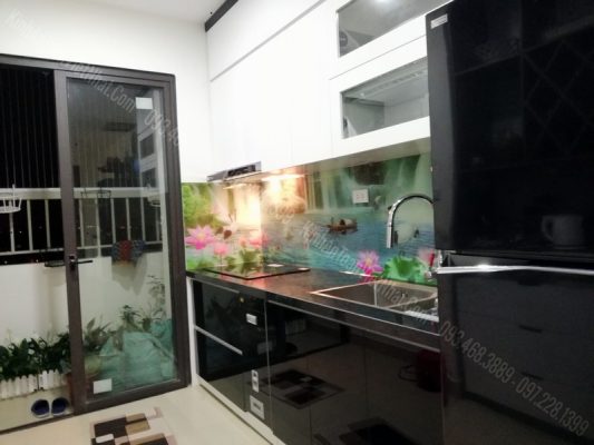 Mẫu Kính Ốp Bếp 3D Đẹp