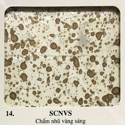 14 - BM Chấm Nhũ Vàng Sáng (SCNVS) - Kính Vẩy Sơn