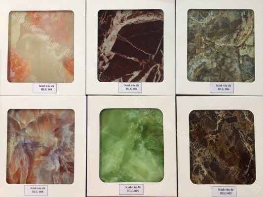 BM Kính Ốp Bếp Vân Đá