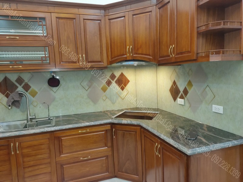 CTTB Kính Ốp Bếp 3D tại Đại Áng - Thanh Trì