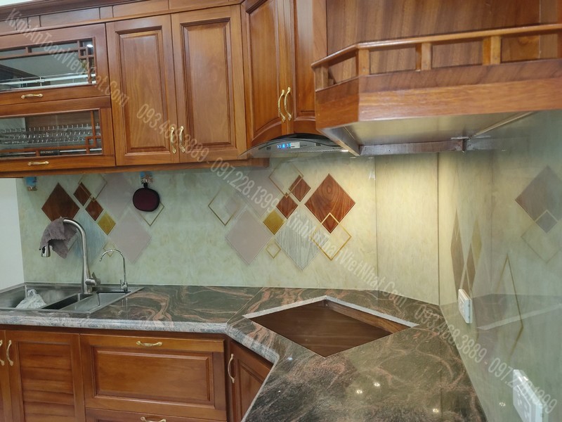 CTTB Kính Ốp Bếp 3D tại Đại Áng - Thanh Trì