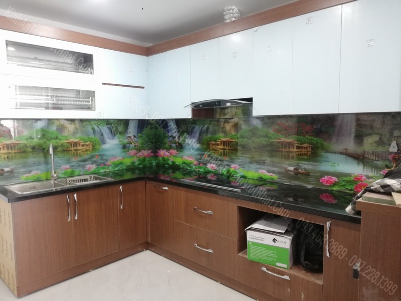 CTTB Kính Ốp Bếp 3D tại Giáp Bát - Hoàng Mai