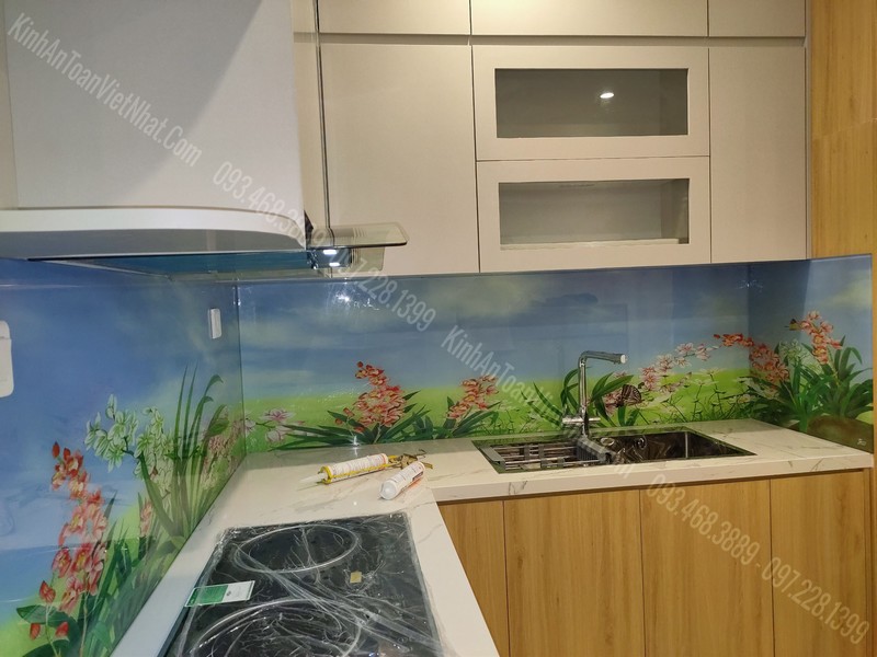 CTTB Kính Ốp Bếp 3D tại Phú Diễn - Từ Liêm