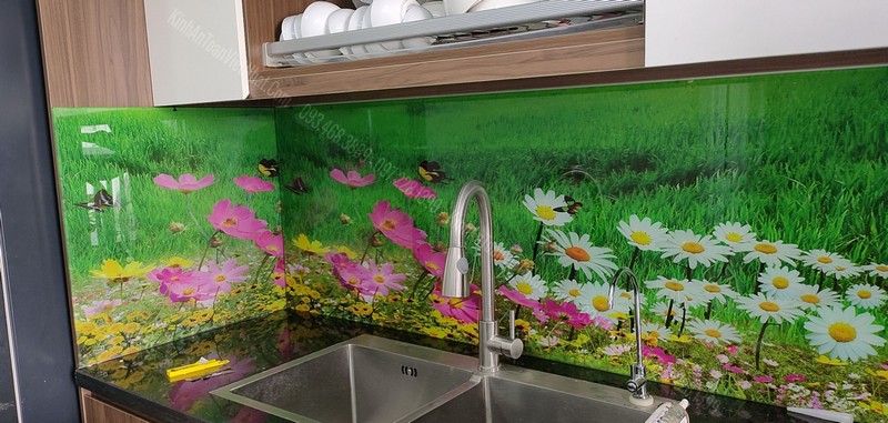 CTTB Kính Ốp Bếp 3D tại Giảng Võ - Ba Đình