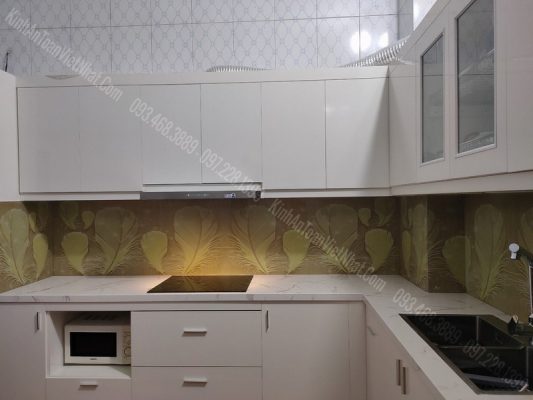 CTTB Kính Ốp Bếp 3D tại Thụy Khuê - Tây Hồ