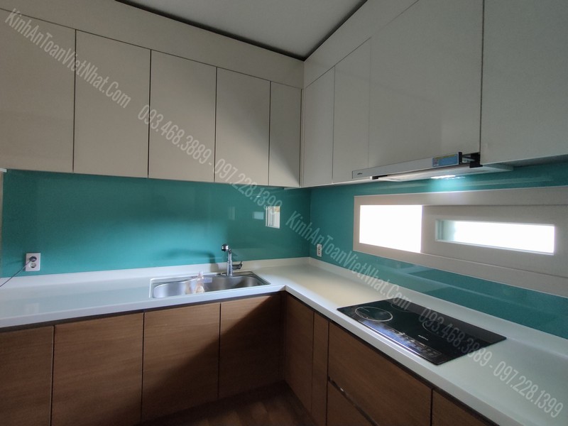 CTTB Kính Sơn Nhiệt Ốp Bếp tại Dương Nội - Hà Đông