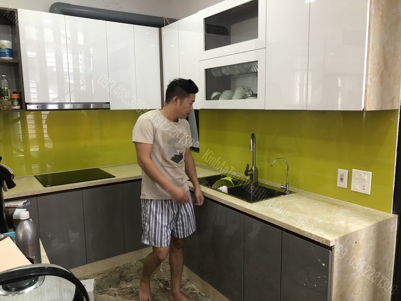 CTTB Kính Bếp Vàng Chanh tại Khương Đình - Thanh Xuân