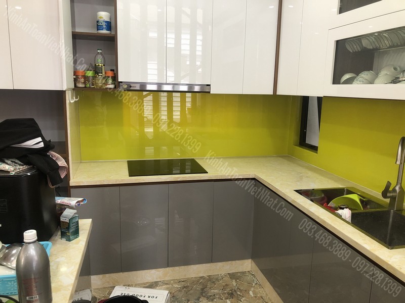 CTTB Kính Bếp Vàng Chanh tại Khương Đình - Thanh Xuân