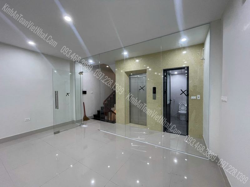 CTTB Vách Ngăn Cửa Thuỷ Lực Cửa Mở lắp đặt tại TT18 KĐT Văn Quán – Hà Đông